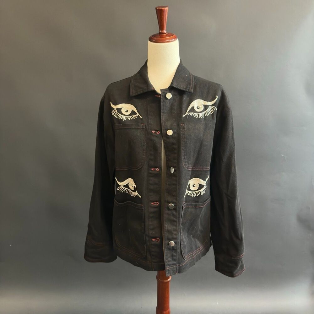 RoseCut Clothing Chain Stitched Eye Jacket M